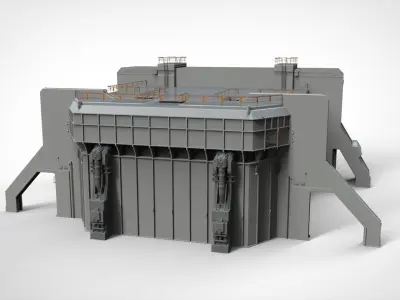 sci-fi architecture 5 3D model