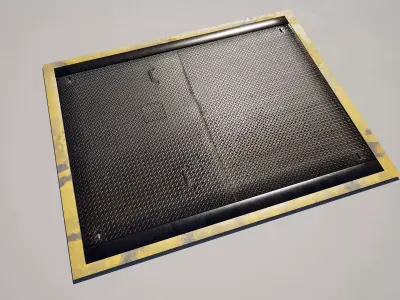 Industrial Utility Manhole Cover 3D model