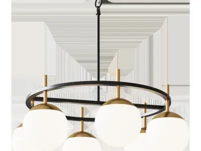  Kovacs Alluria 6 Light 27 Wide Chandelier  3D model