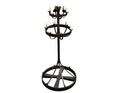 Medieval Torch  Low-poly 3D model buy