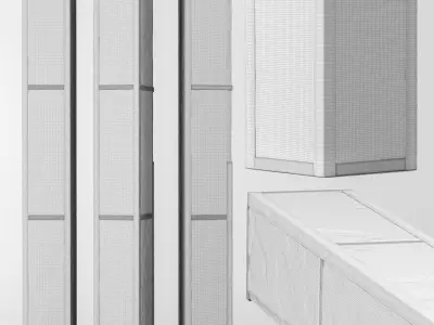 Column concrete pillars - concrete pillars 3D model