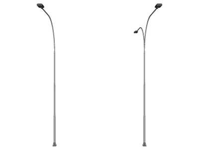 Lamp Post - Light Pole - Light Post - Street Light - Group 04 3D model