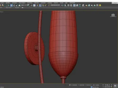 Amee Sconce Low-poly 3D model