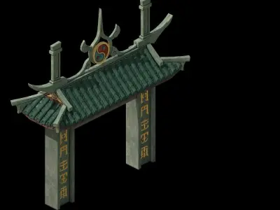 Game Taoist - gossip Tai Chi - door 3D model