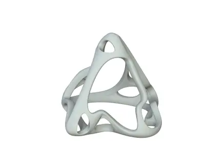 SciFi Cube Object No 64771 Low Poly Shape Low-poly 3D model