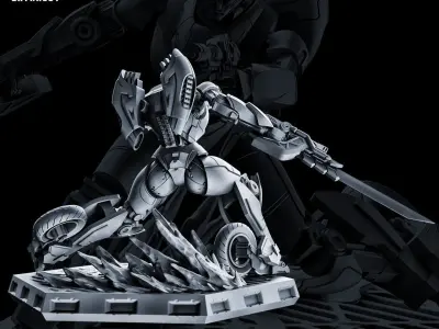 Iron Thighs of Thunder 75mm 3D print model