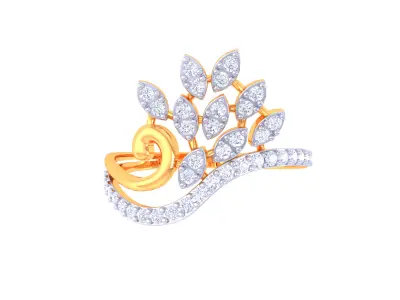  Women Ring MTL 3dm STL OBJ FBX Details 3D print model get