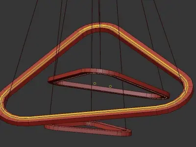 Modern LED Pendant Lamp 3D model