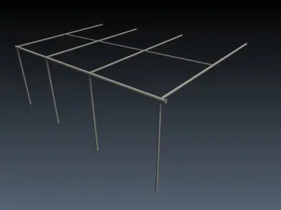 Low-Poly Homeless Place Pack Low-poly 3D model