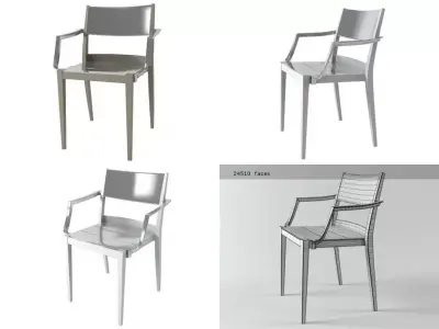 Play armchair plastic 3D model