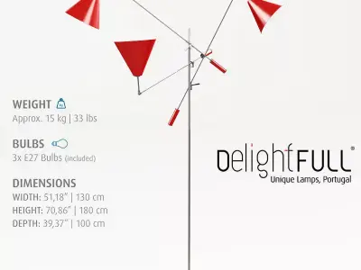 DelightFull Sinatra floor lamp 3D model