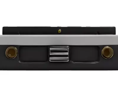 Retro Electronic Lab Device Low-poly 3D model