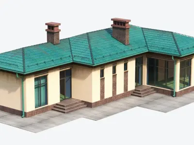 Residential  House 42 3D model