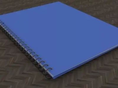 School Notebook 3D model