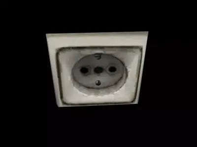 Electrical accesories Free low-poly 3D model