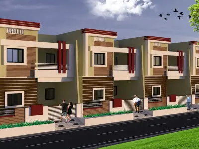 Row house  3D model