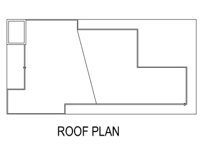 200 sq yard house plan 3D model