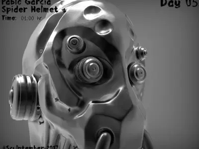 Sci-Fi Helmet 3D print model