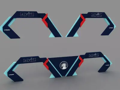 ENTRY ARCH GATE 3D model