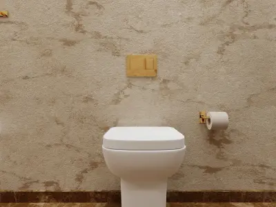 Luxurious Bathroom  3D model