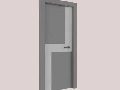 Modern Door 3D model 3