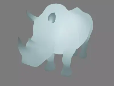 Indirect Rhinoceros lighting 3D model