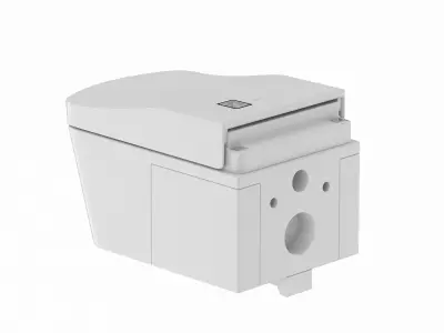 TOTO Neorest EW Wall-Hung Dual-Flush Toilet 3D model