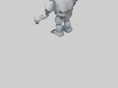 Robot version of a robot bear model 3D model