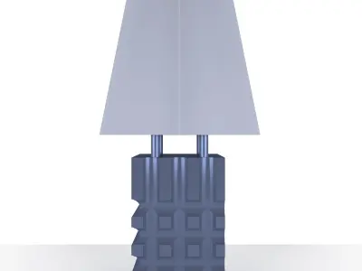 lampshade lamp with shade 3D print model