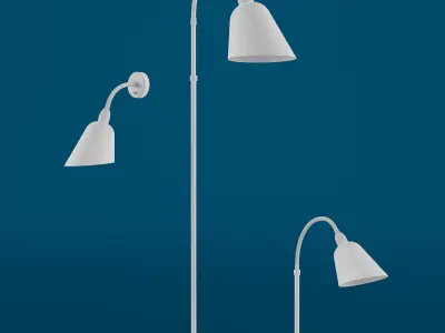 AndTradition Bellevue Lamps 3D model