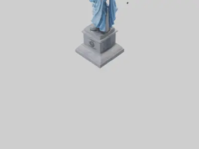 The Peacekeepers Duty statue model 3D model