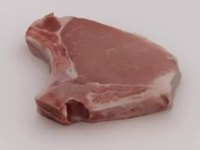 Steak pork chop 3D model