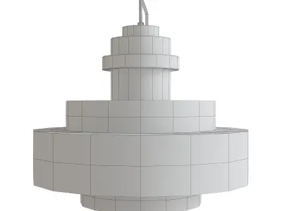 ART PENDANT by Kaishi low poly 3d model Low-poly 3D model