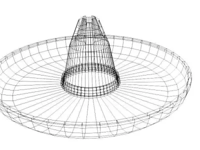 Hat - Sombrero 3D model