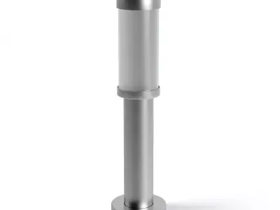 Standing Exterior Lamp 3D Model 3D model