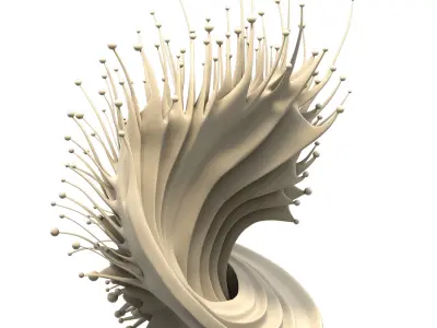 Architectural Abstract Sculpture 3D model