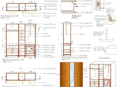 detail fixture interior Free 3D model