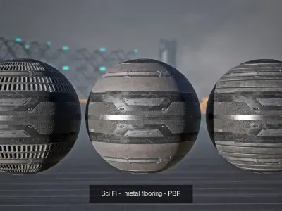  sci fi Textures - Cyberpunk - PBR Texture