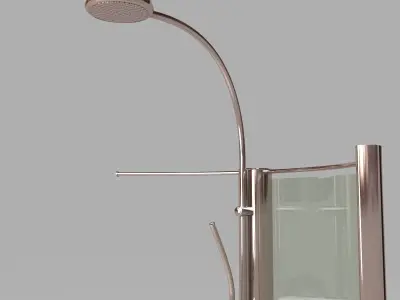 Devon Shower Stall Photoreal 3D model