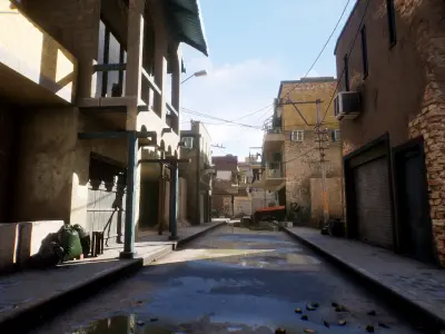 Middle East Low-poly 3D model