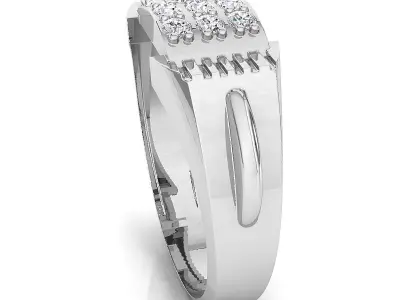 Small fancy mans ring 3D print model