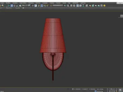 BERKSHIRE SINGLE SCONCE Low-poly 3D model