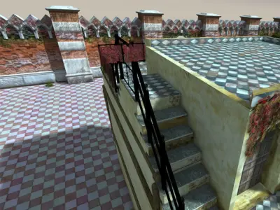 Villa Paola Low-poly 3D model