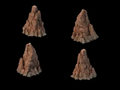 Chennai - Cliff 03 3D model