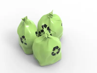RUBBISH GREEN 3D model