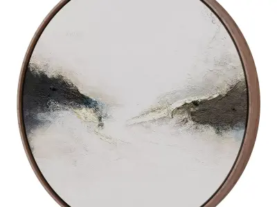 Abstract Painting Frame set 3D model 688
