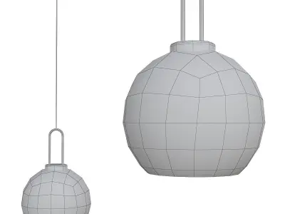 Scandlight Nidia Chandelier 3d model Low-poly 3D model