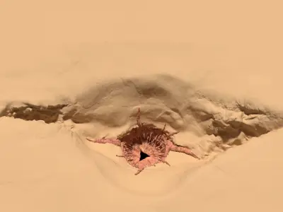 Sarlacc Pit playset 1-18 scale for 3-75 inch figures 3D print model