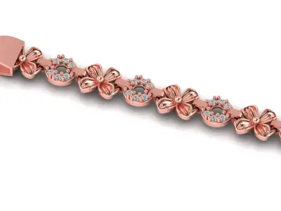 ladies 3d chain or necklace or bracelet 3d model 3D print model