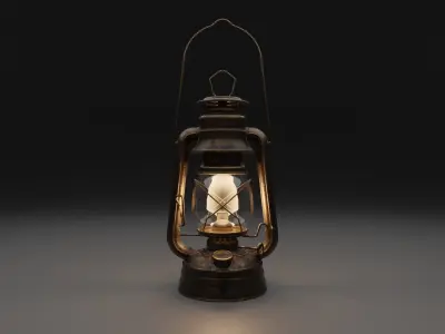 lantern lamp  3D model